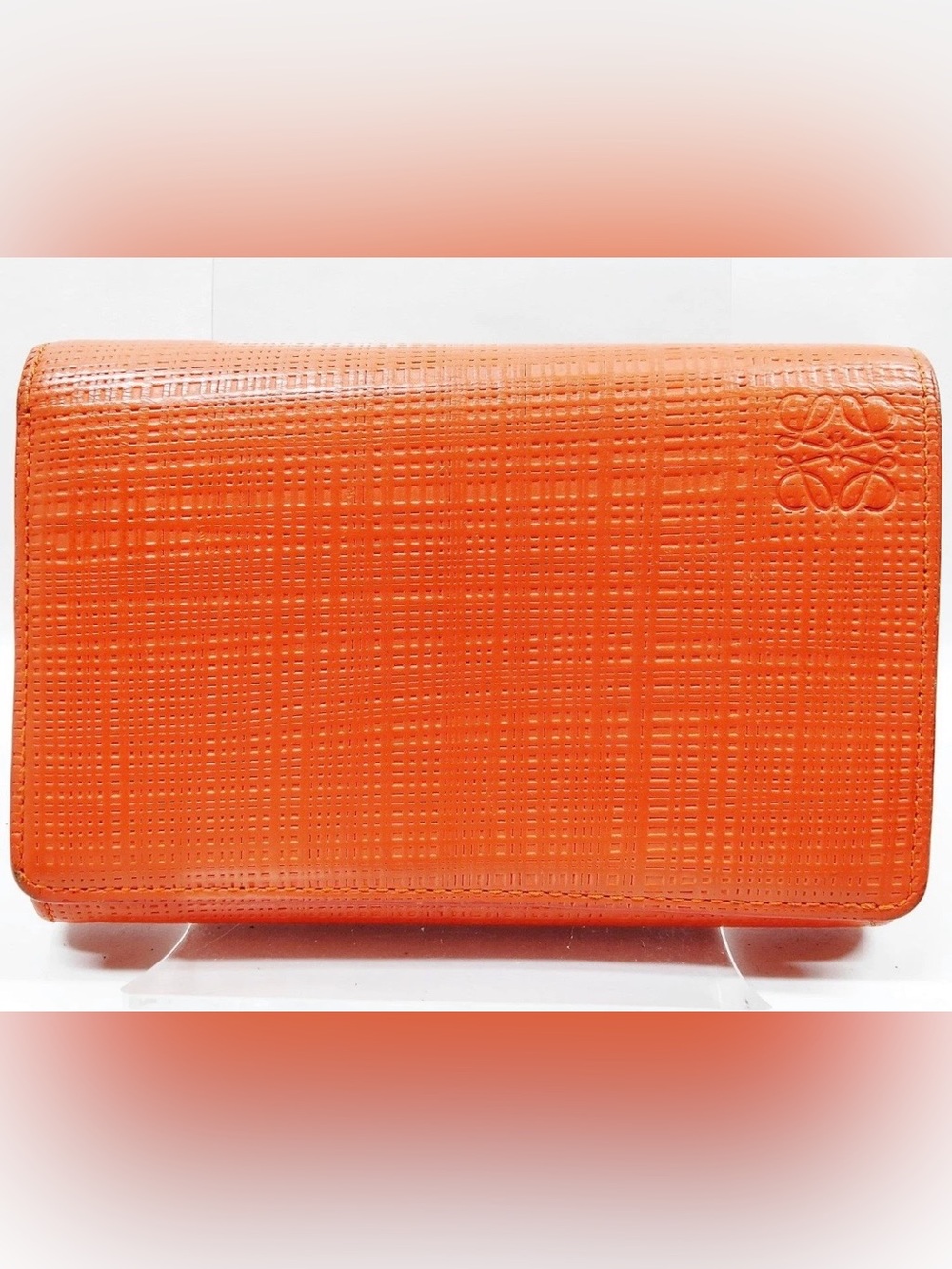 Loewe Orange Leather Wallet | Made in Spain